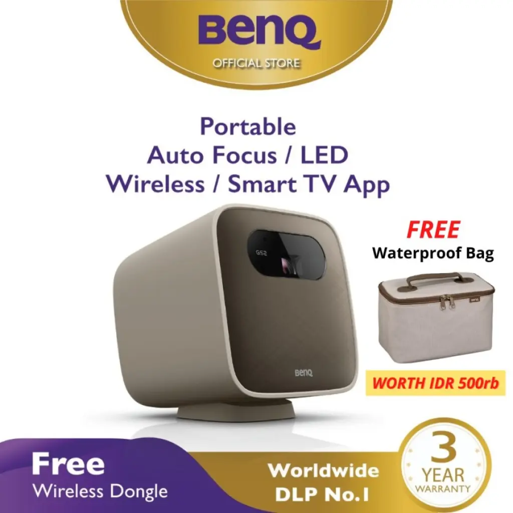 BenQ GS2 Wireless Portable Bluetooth Speaker HDMI USBC