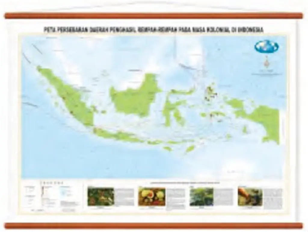 Peta Persebaran daerah Penghasil RempahRempah Pada Masa Kolonial Di Indonesia