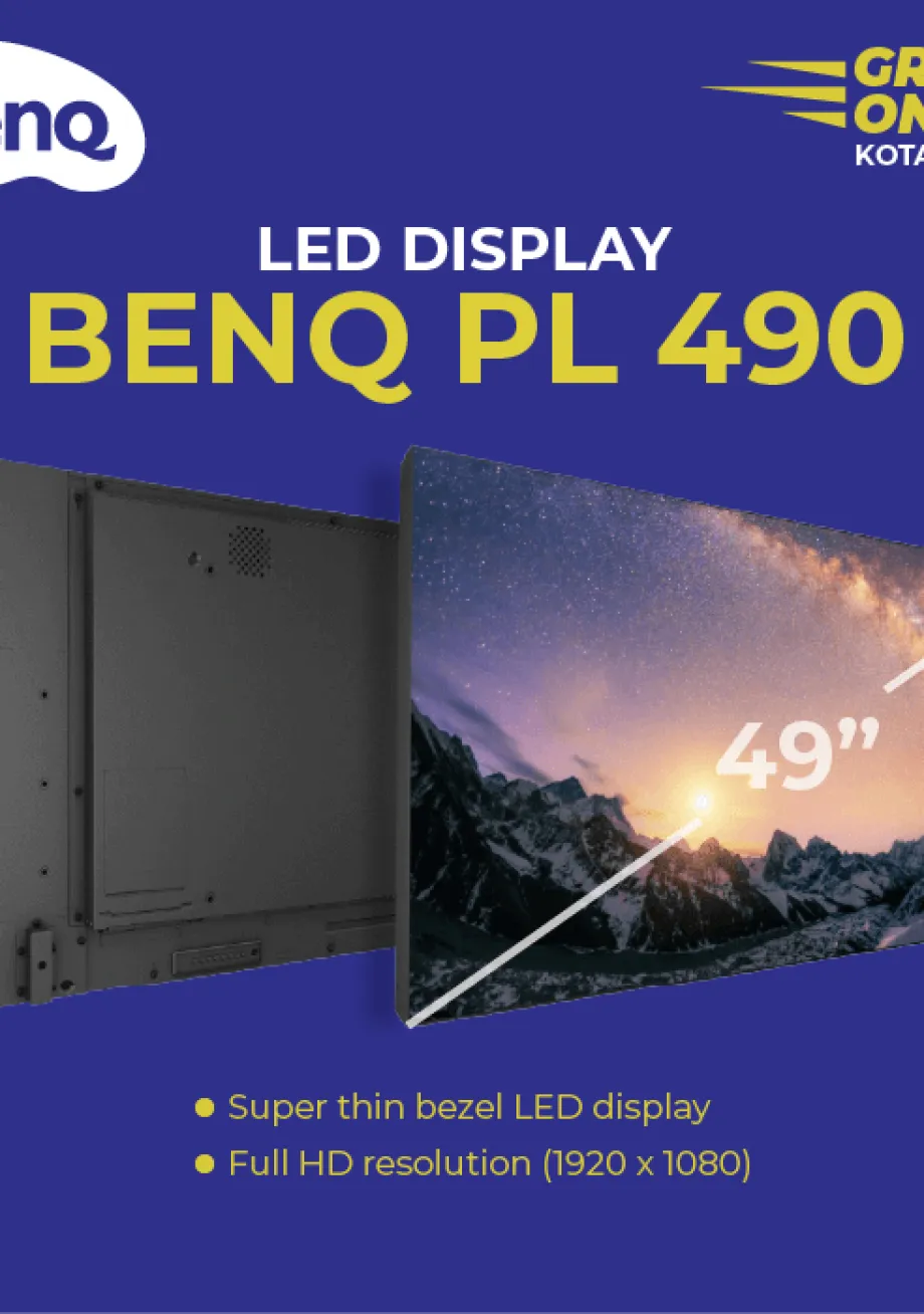 Televisi Video Wall LED Display BenQ PL-490 1 ~item/2021/10/5/benq_pl_490