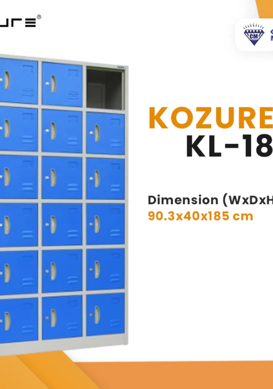 Lemari File - Filling Cabinet Loker 18 Pintu Kozure KL-18 1 ~item/2021/10/5/kl18