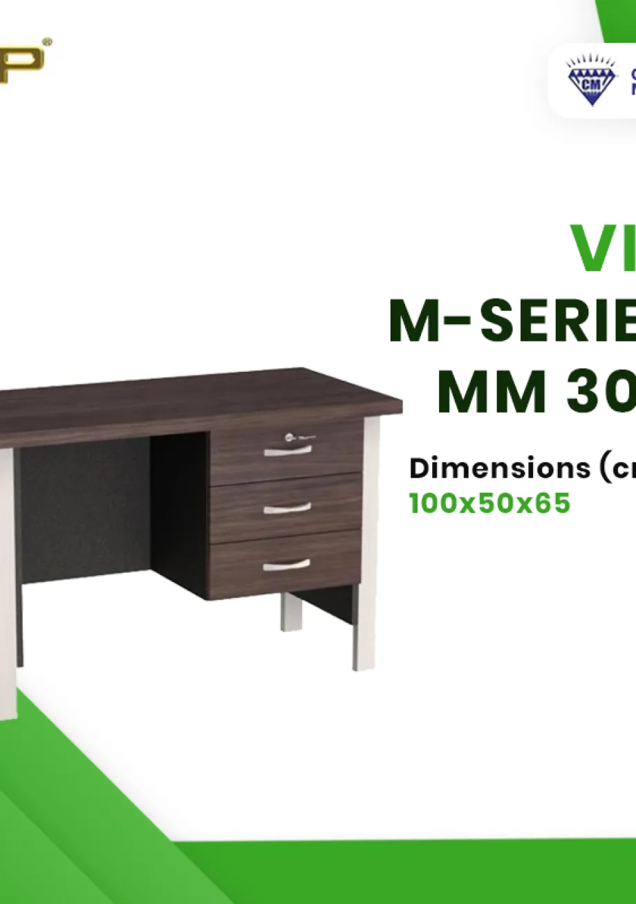 Meja Kerja Meja Kerja Kantor VIP M-SERIES MM 300 Uk. 100 x 50 x 65 cm 1 ~item/2021/10/5/mm300