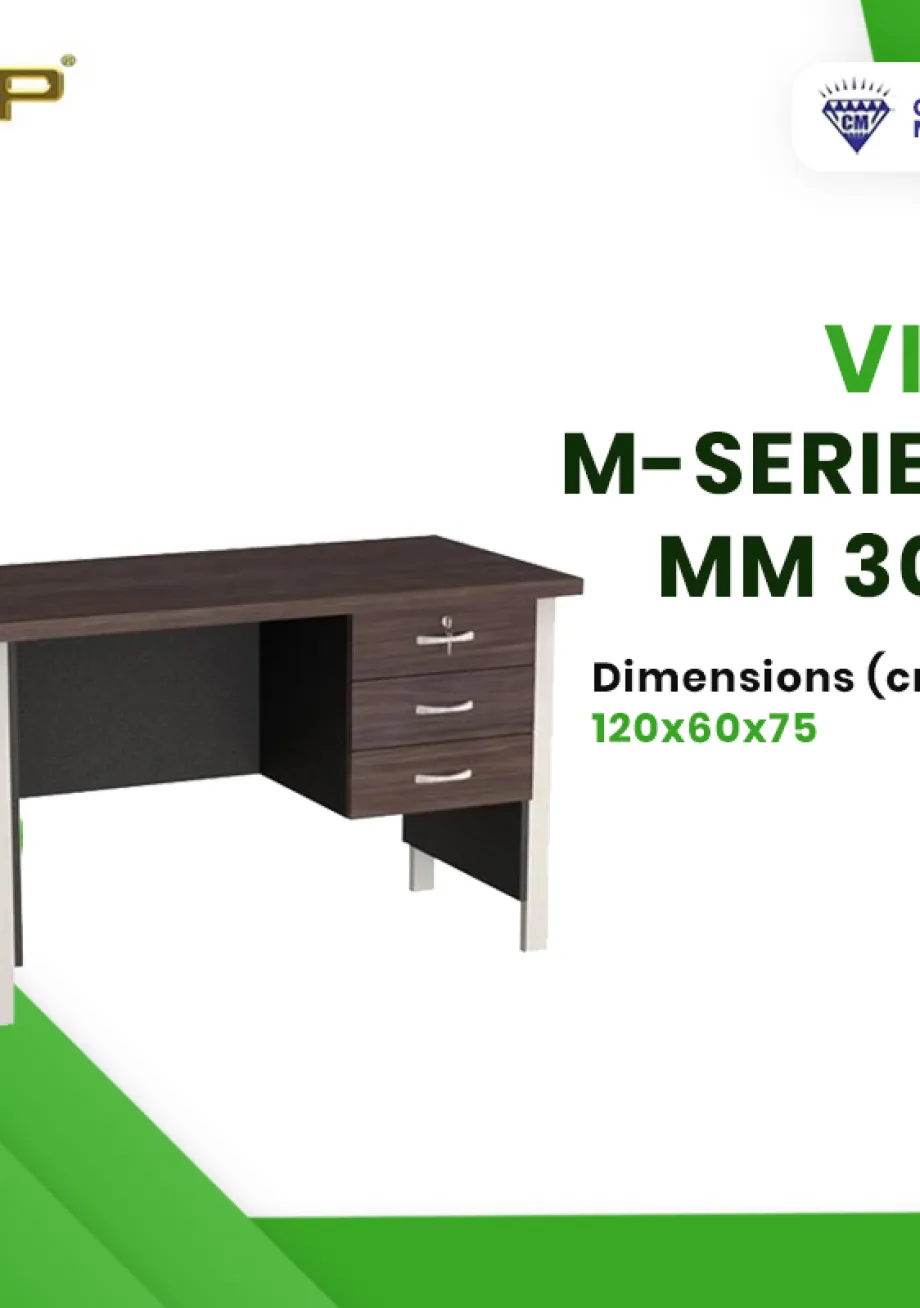 Meja Kerja Meja Kerja Kantor VIP M-SERIES MM 301 Uk. 120 x 60 x 75 cm 1 ~item/2021/10/5/mm301