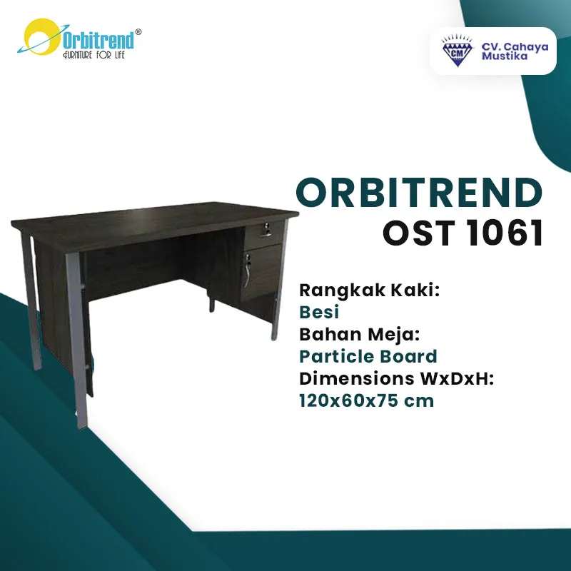 "Meja Kantor ORBITREND ORBIT OST 1061 (120 X 60 X 75 Cm) " | Meja Kerja ...