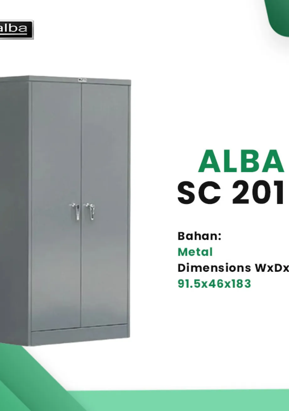 Lemari File - Filling Cabinet Almari Arsip Besi  ALBA SC-201 Pintu Ayun 1 ~item/2021/10/5/sc201