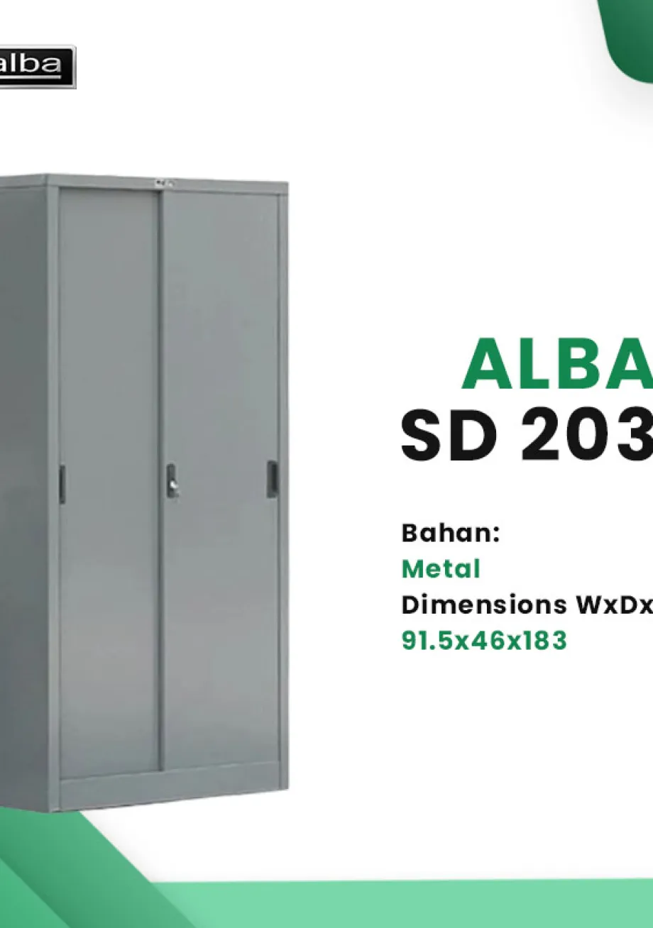 Lemari File - Filling Cabinet Almari Arsip Besi  ALBA SD - 203 Pintu Sliding 1 ~item/2021/10/5/sd203