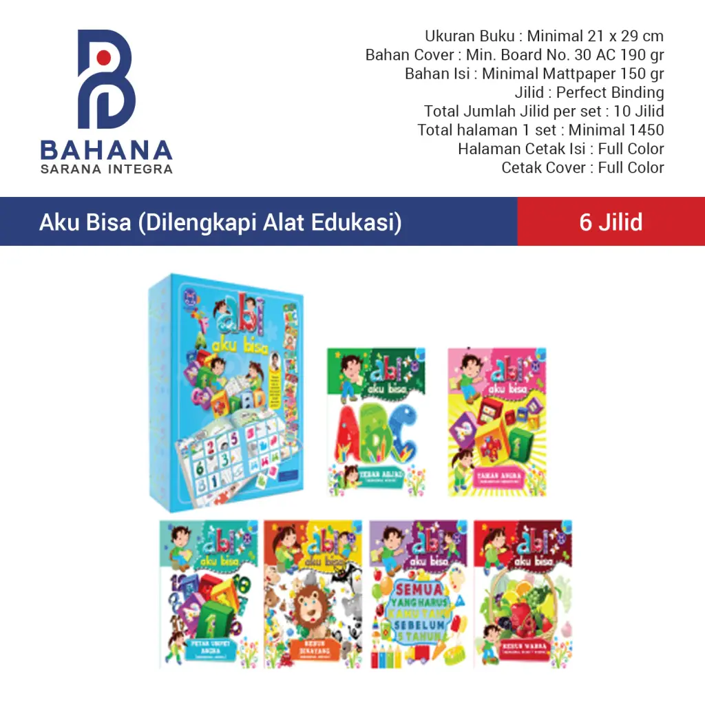 Aku Bisa Buku Yang Dilengkapi Alat Edukasi