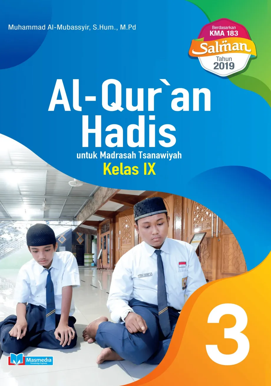 Alat Peraga Sekolah Lainnya Salman Al Qur an Hadis MTs IX - KMA 183 tahun 2019 1 ~item/2021/8/28/alquran_hadis_ix