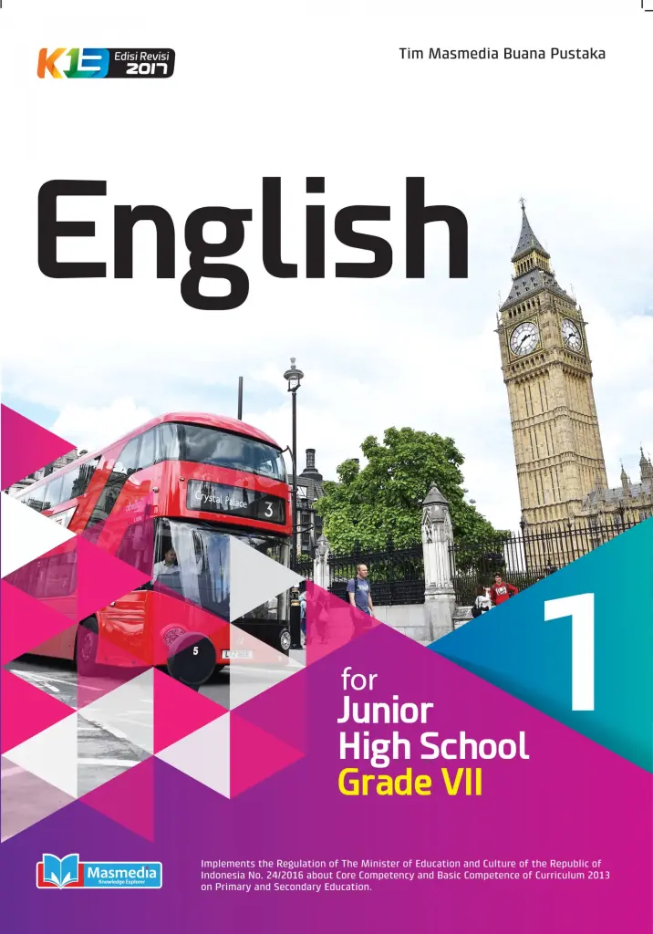 Experiencing English for Junior high school students year VII kurikulum 2013 revisi 2016