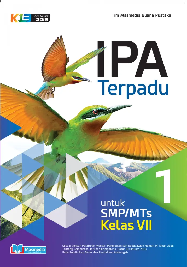 IPA Terpadu SMPMTs kelas VII Kurikulum 2013 Revisi 2016