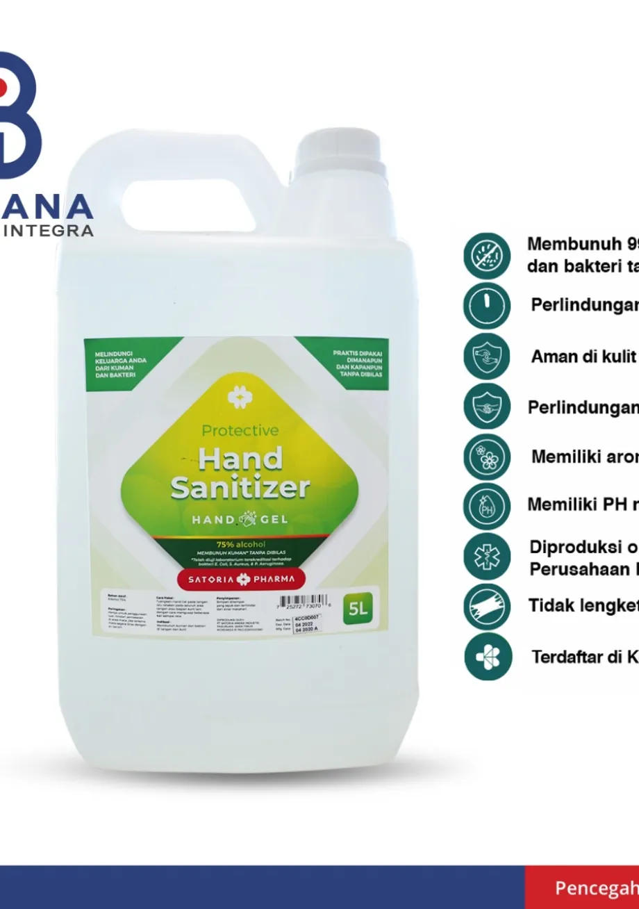 Disposable Consumable Lainnya Hand Sanitizer Scented (SATORIA) 5 liter  1 ~item/2021/8/30/5_hand_anitizer_satoria_5_liter