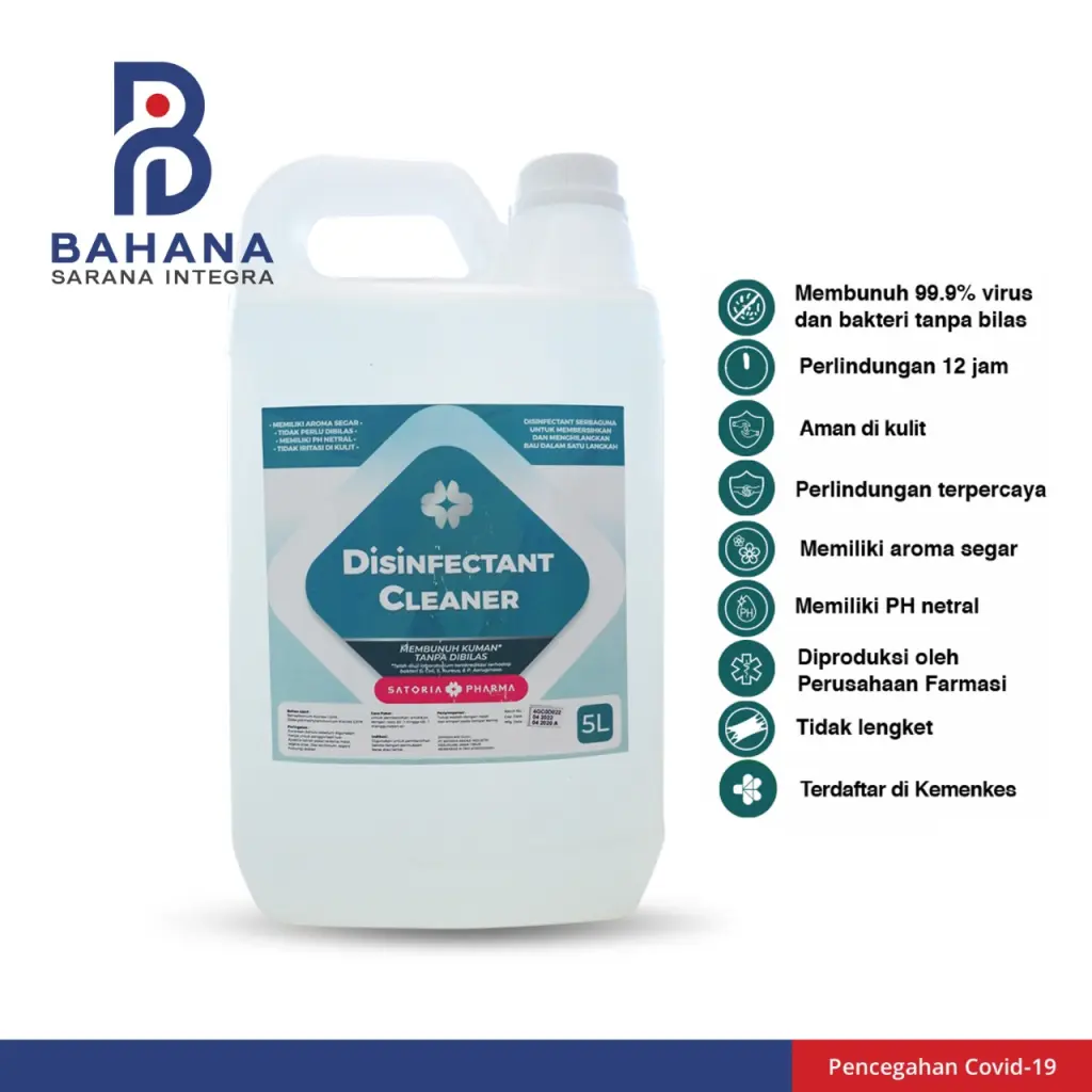 Disinfectant Cleaner SATORIA 5 liter 