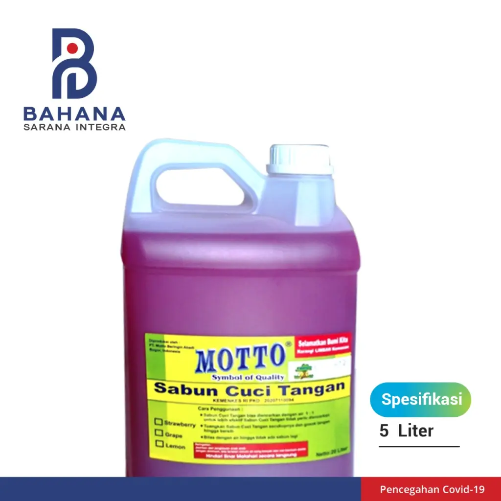 Sabun Cuci Tangan MOTTO 5 Liter