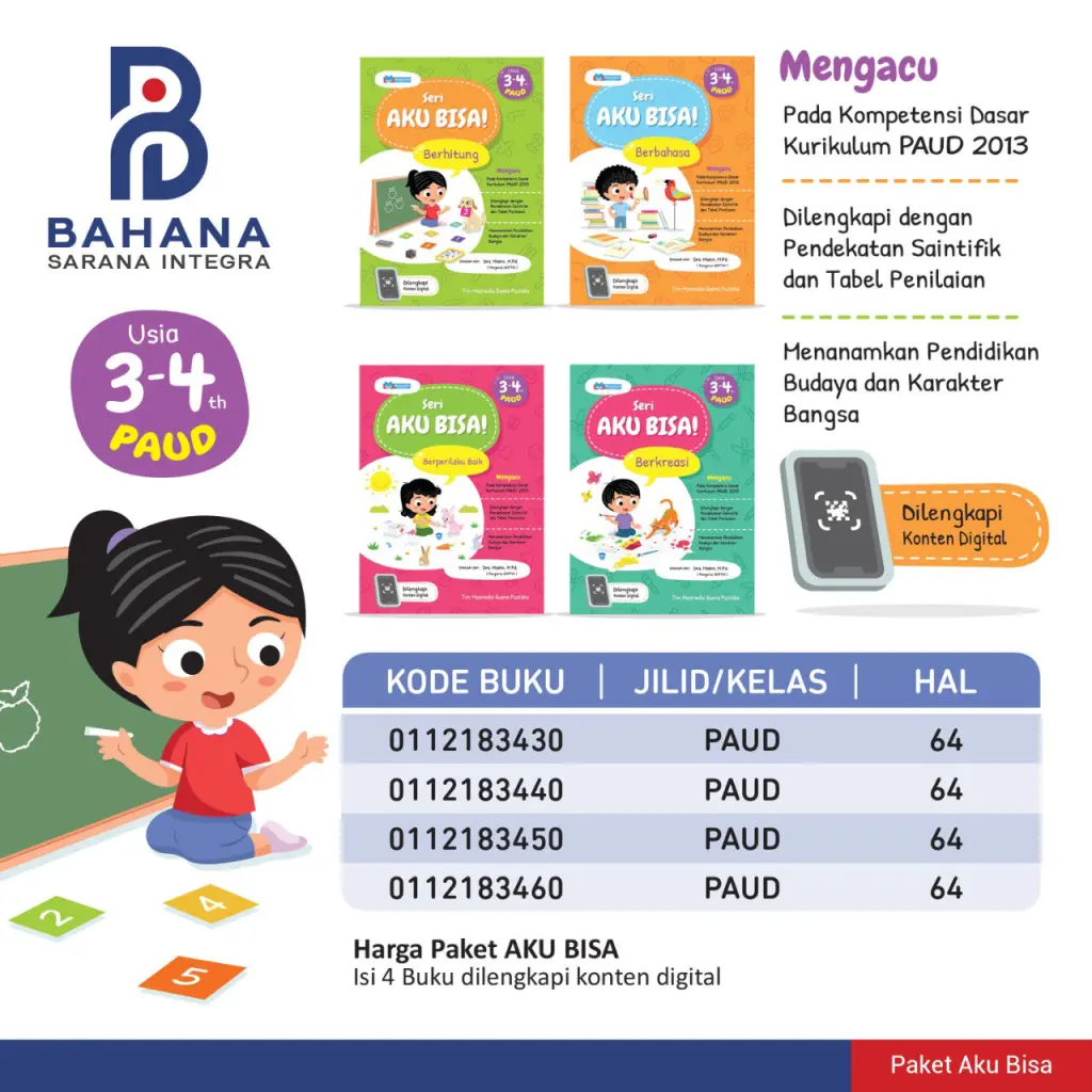 PAKET AKU BISA 4 BUKU