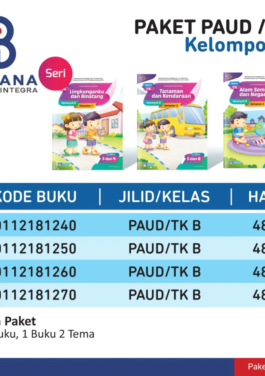 Alat Peraga Sekolah Lainnya PAKET PAUD / TK Kelompok B (4 Jilid/Judul Buku) 1 ~item/2021/9/1/101181290__paket_tk_b_4_buku