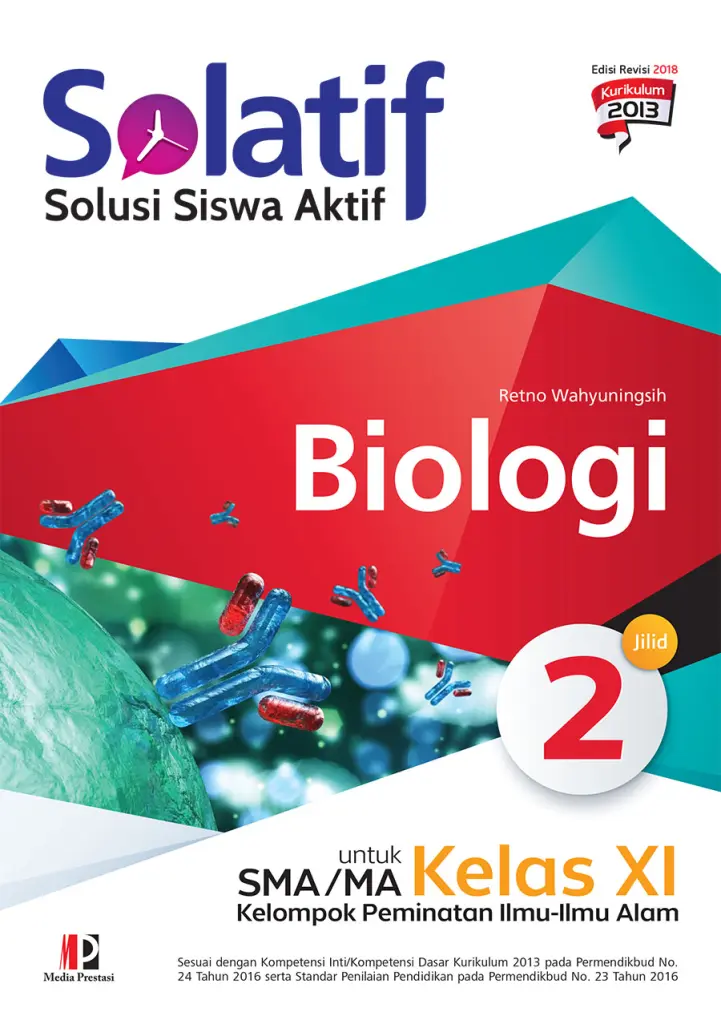 SOLATIF Biologi untuk SMAMA Kelas XI Kelompok Peminatan IlmuIlmu Alam