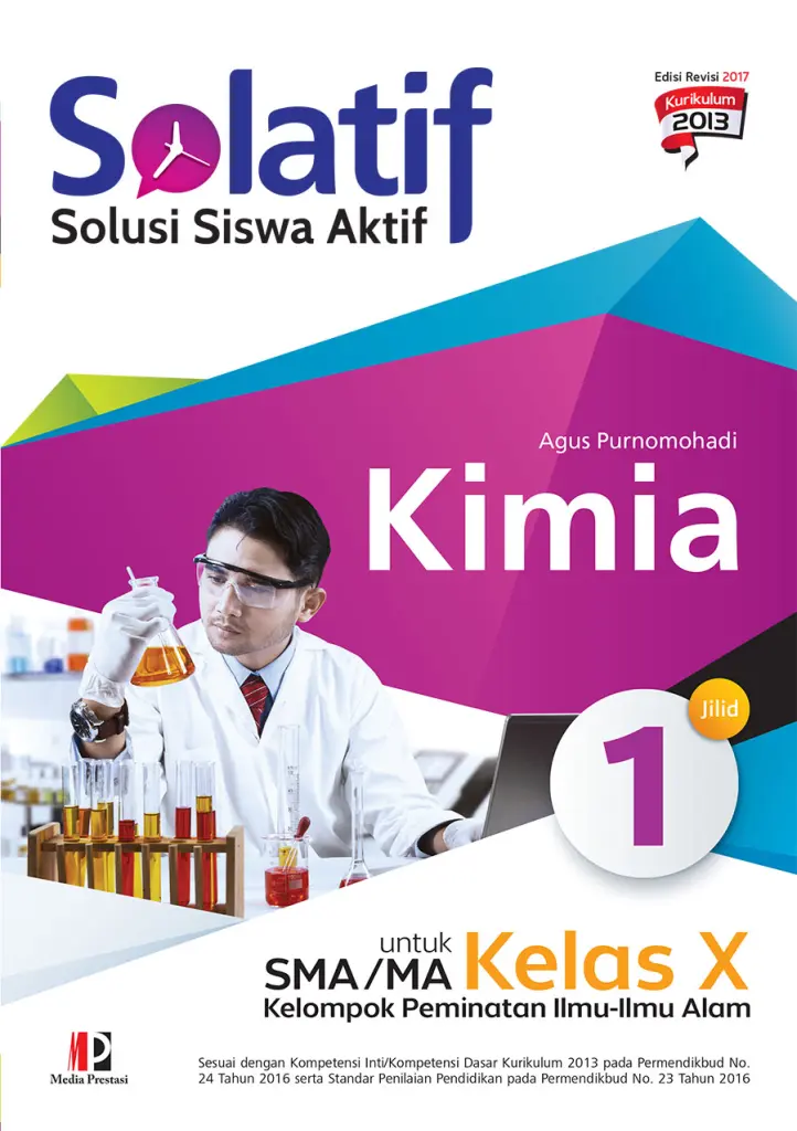 SOLATIF Kimia untuk SMAMA Kelas X Kelompok Peminatan IlmuIlmu Alam