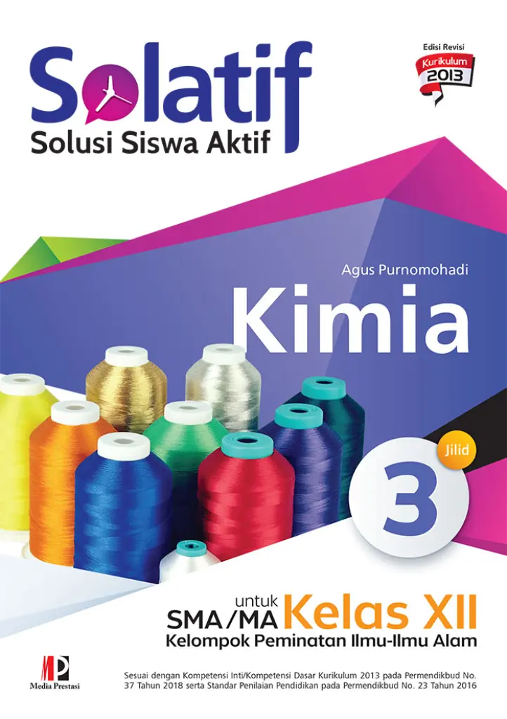 SOLATIF Kimia untuk SMAMA Kelas XII Kelompok Peminatan IlmuIlmu Alam