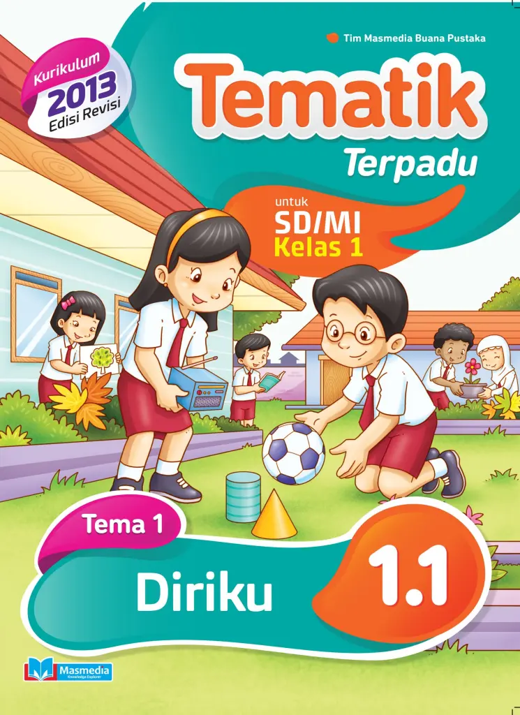 Tematik Terpadu Diriku SDMI kelas 1 tema 1  kurikulum 2013 edisi revisi 2016