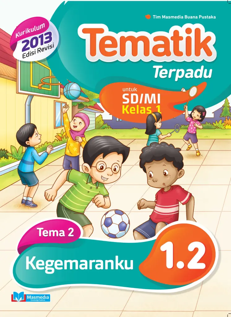 Tematik Terpadu Kegemaranku SDMI kelas 1 tema 2  kurikulum 2013 edisi revisi 2016