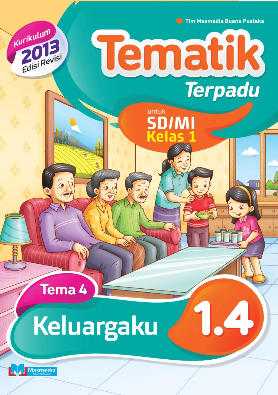 Alat Peraga Sekolah Lainnya Tematik Terpadu Keluargaku SD/MI kelas 1 tema 4 - kurikulum 2013 edisi revisi 2016 1 ~item/2021/9/1/1_4