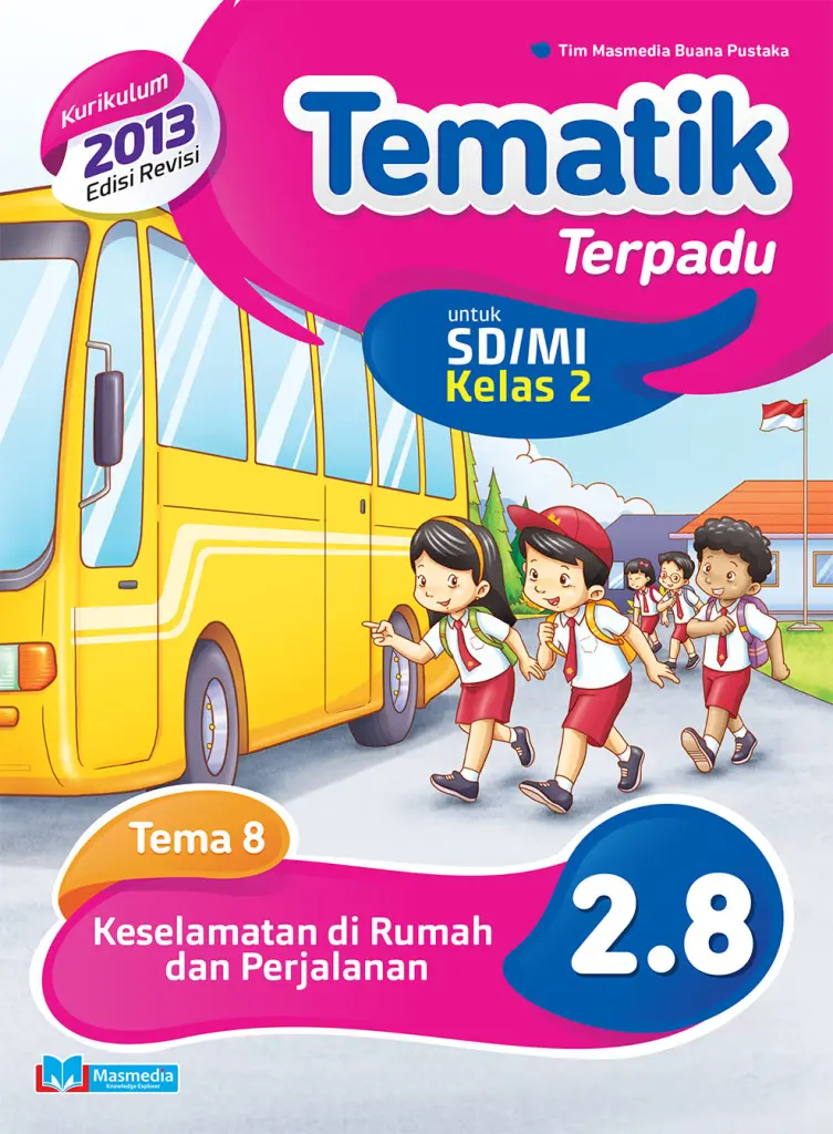 Tematik Terpadu Keselamatan di Rumah dan Perjalanan SDMI kelas 2 tema 8 kurikulum 2013 edisi revisi