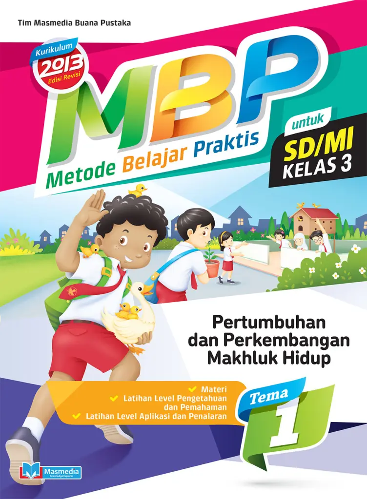 Metode Belajar Praktis SDMI Pertumbuhan dan Perkembangan makhluk Hidup Kelas 3 Tema 1  Kurikulum 2013 Edisi Revisi