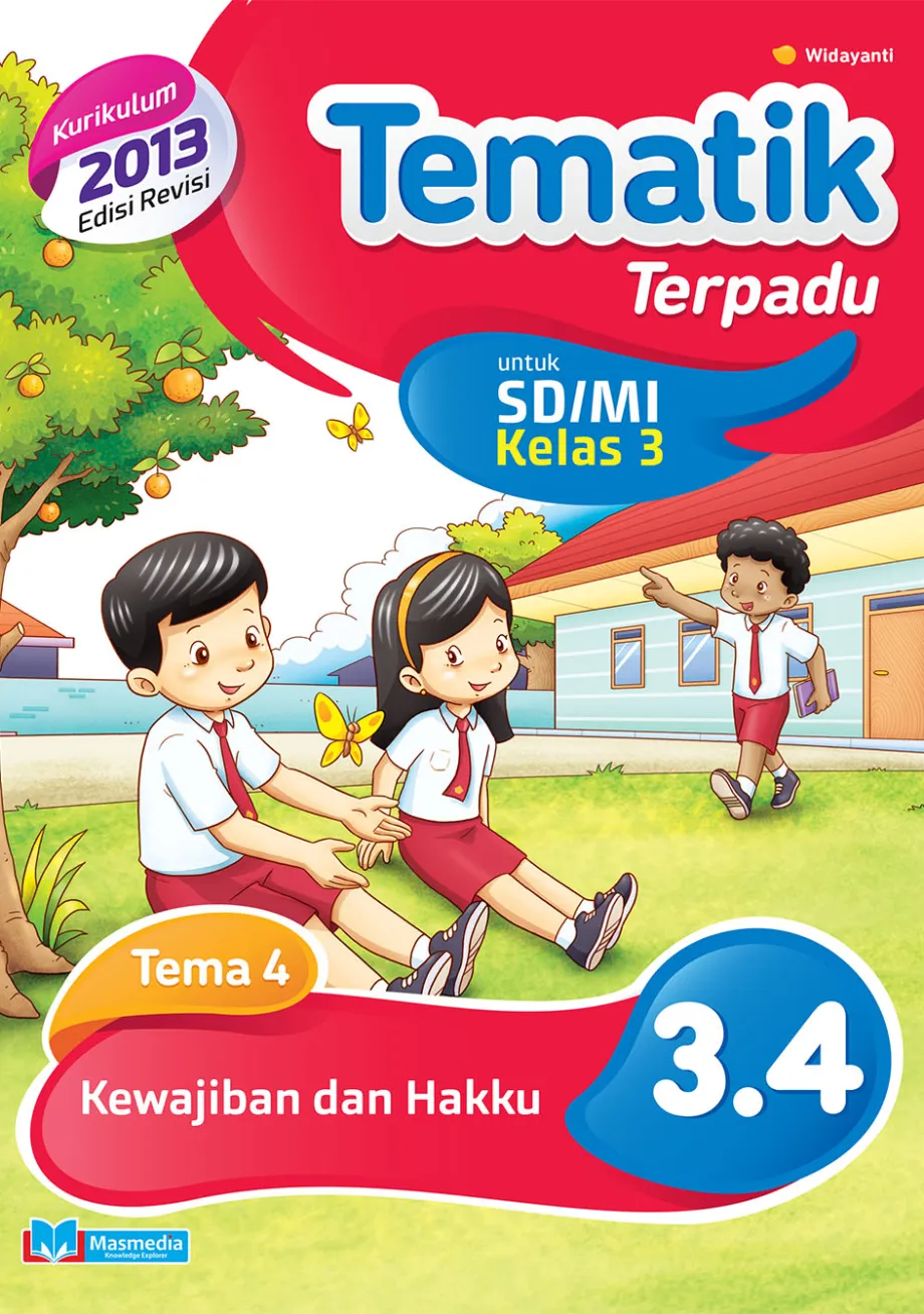 Alat Peraga Sekolah Lainnya Tematik Terpadu Kewajiban dan Hakku SD/MI Kelas 3 Tema 4 -Kurikulum 2013 Edisi Revisi 1 ~item/2021/9/1/34