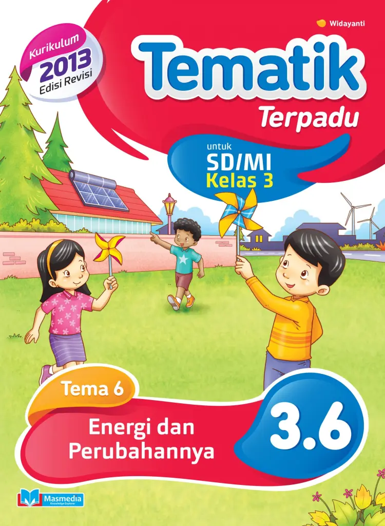 Tematik Terpadu Energi dan Perubahannya SDMI Kelas 3 Tema 6  Kurikulum 2013 edisi revisi