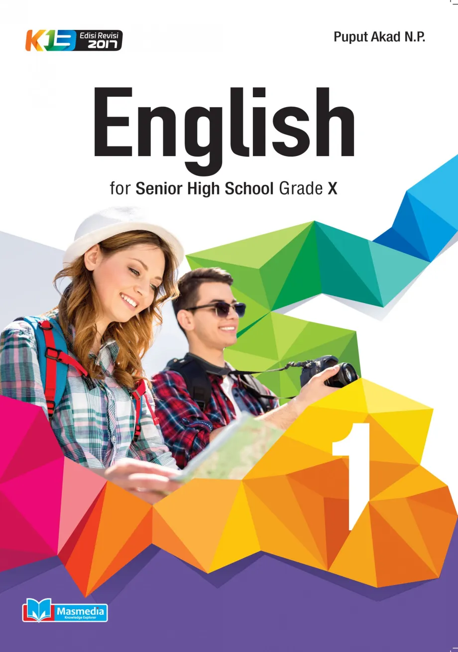 Alat Peraga Sekolah Lainnya English for Senior High School Grade X (Prog. Wajib) Kurikulum 2013 Edisi Revisi 2016 Logo 2017 1 ~item/2021/9/1/411170950