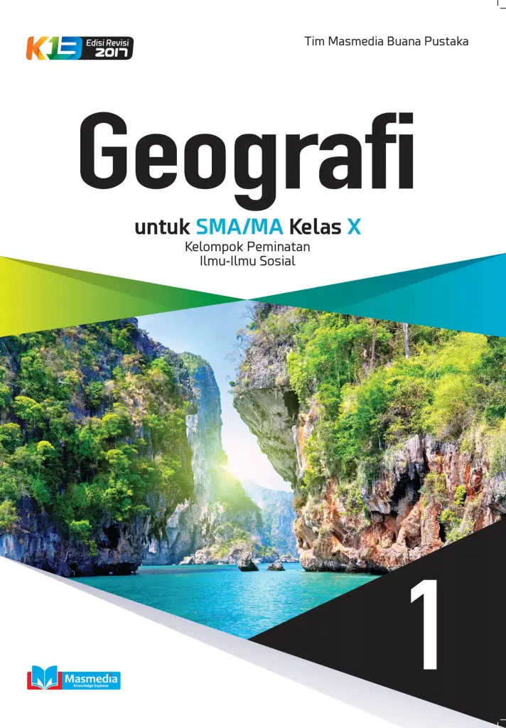 Geografi SMAMA kelas X Peminatan kurikulum 2013 revisi 2016 logo 2017