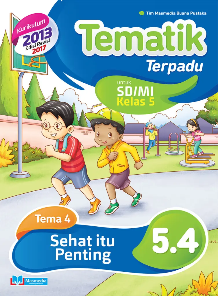 Tematik Terpadu Sehat itu Penting SDMI kelas 5 tema 4 kurikulum 2013 revisi 2017