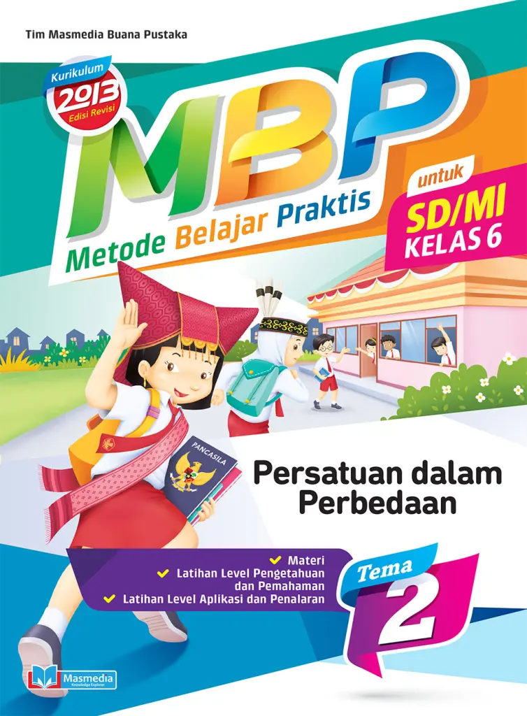 Metode Belajar Praktis SDMI Persatuan dalam Perbedaan Kelas 6 Tema 2  Kurikulum 2013 Edisi Revisi