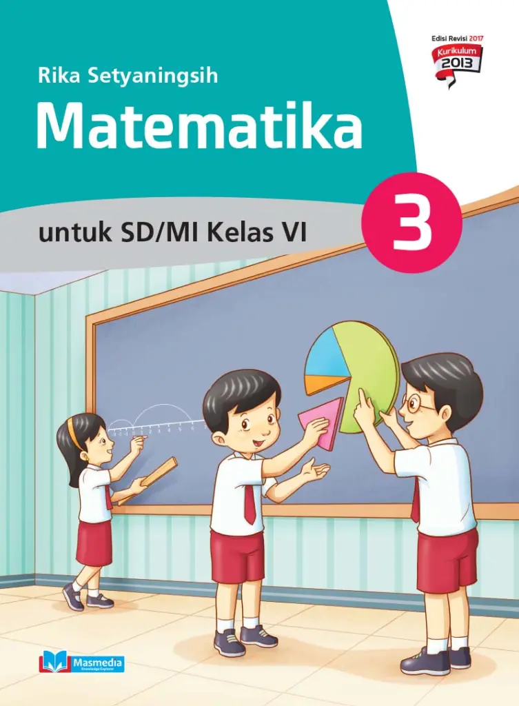 Matematika untuk SDMI Kelas VI kurikulum 2013 edisi revisi 2016