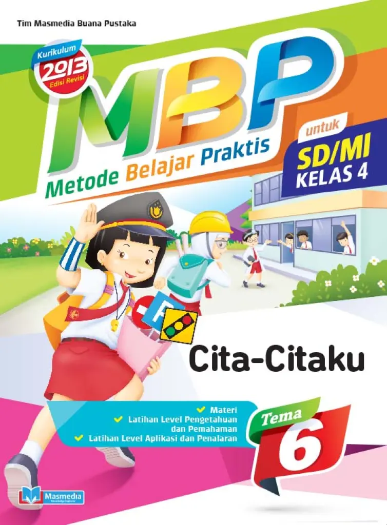 Metode Belajar Praktis SDMI CitaCitaku kelas 4 tema 6  kurikulum 2016 Edisi Revisi