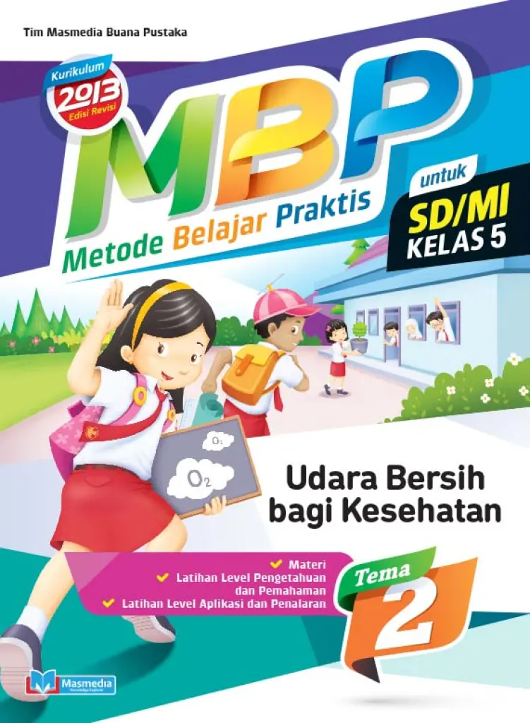 Metode Belajar Praktis SDMI Udara Bersih bagi Kesehatan kelas 5 tema 2  kurikulum 2013 Edisi Revisi