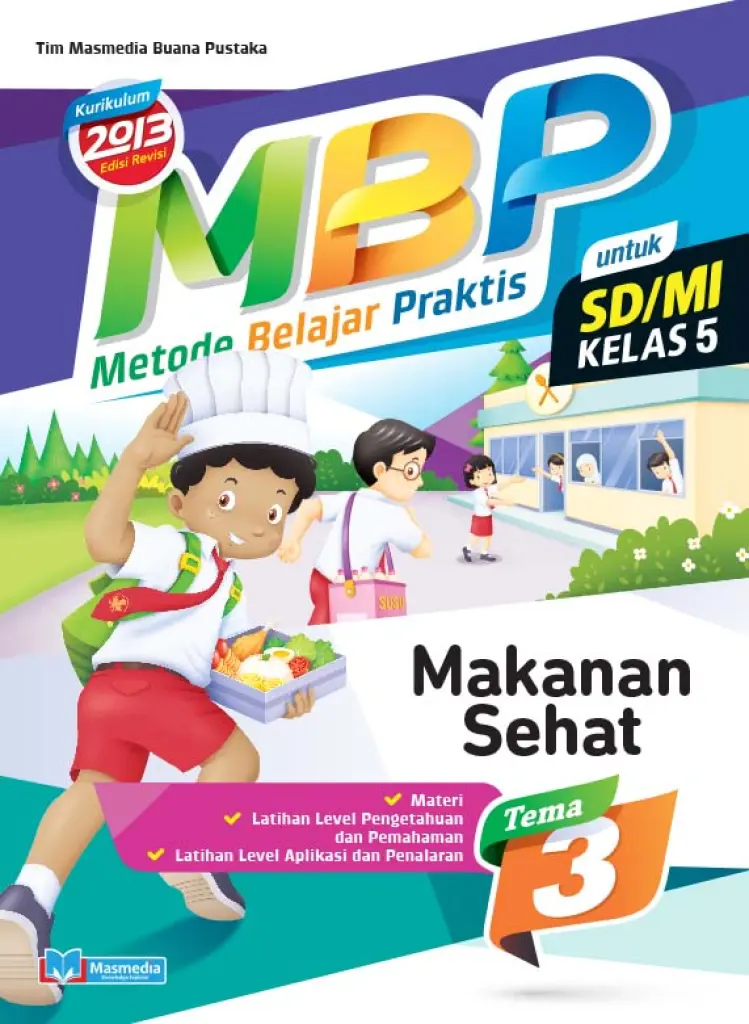 Metode Belajar Praktis SDMI Makanan Sehat kelas 5 tema 3  kurikulum 2013 Edisi Revisi