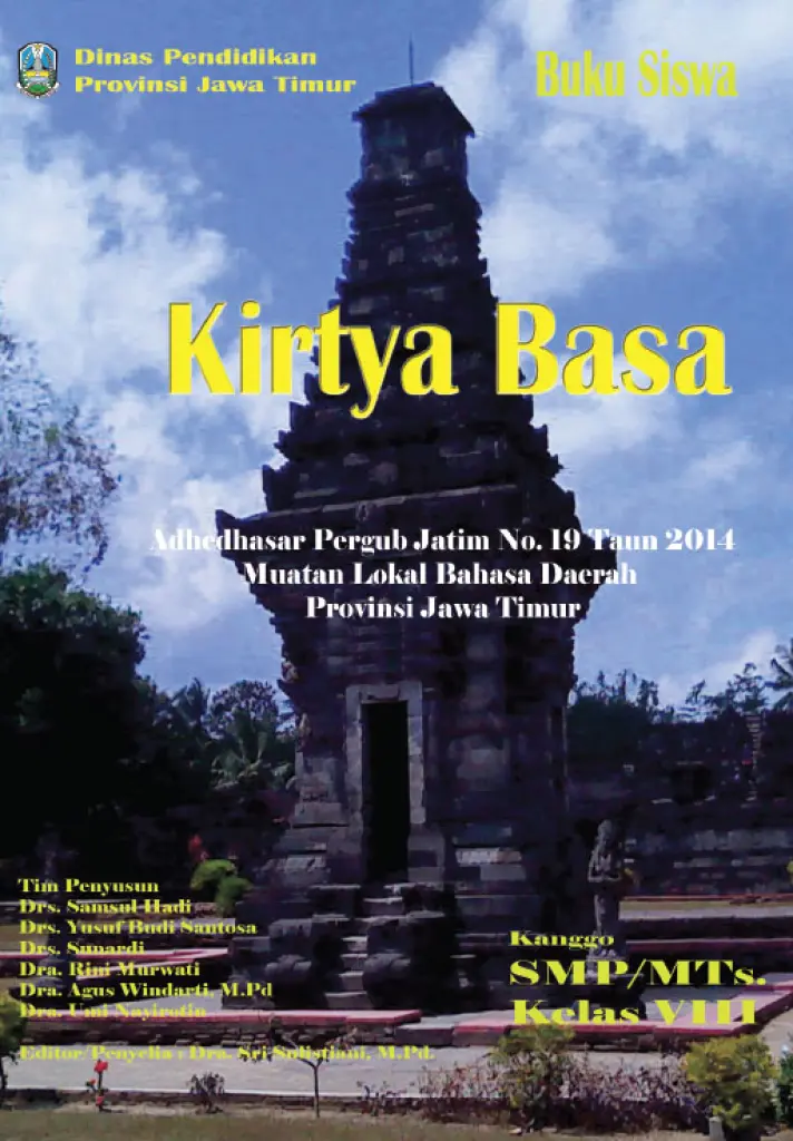 Kirtya Basa VIII SMPMTs Buku Siswa