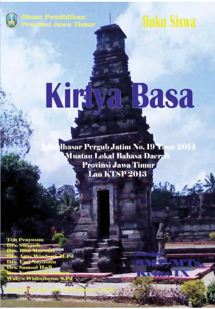 Kirtya Basa IX SMPMTs Buku Siswa