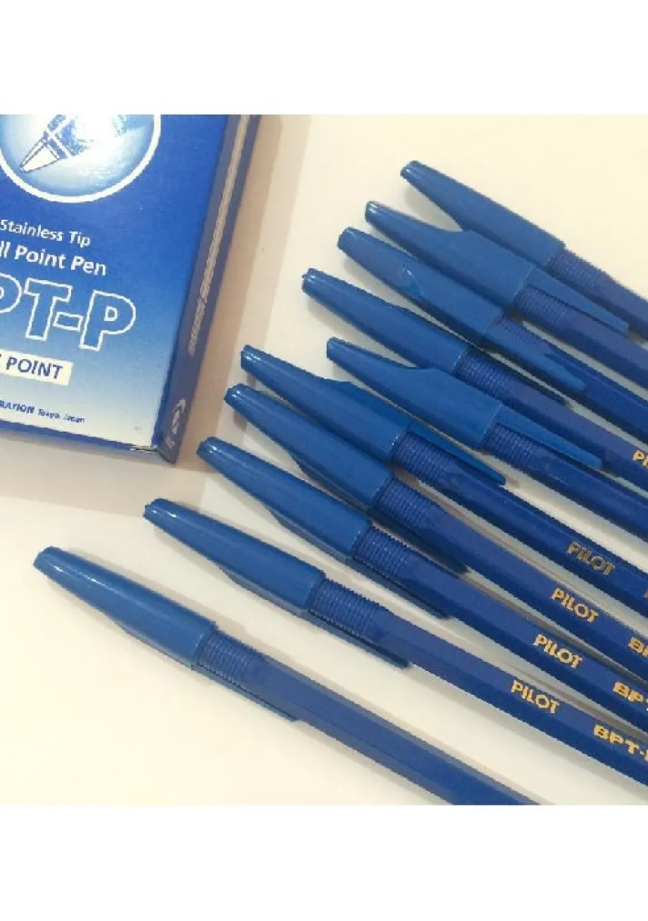 Pulpen  BALLPOINT PILOT BPT-P BIRU / PACK 1 ~item/2021/9/13/ballpoint_pilot_bpt_p_biru