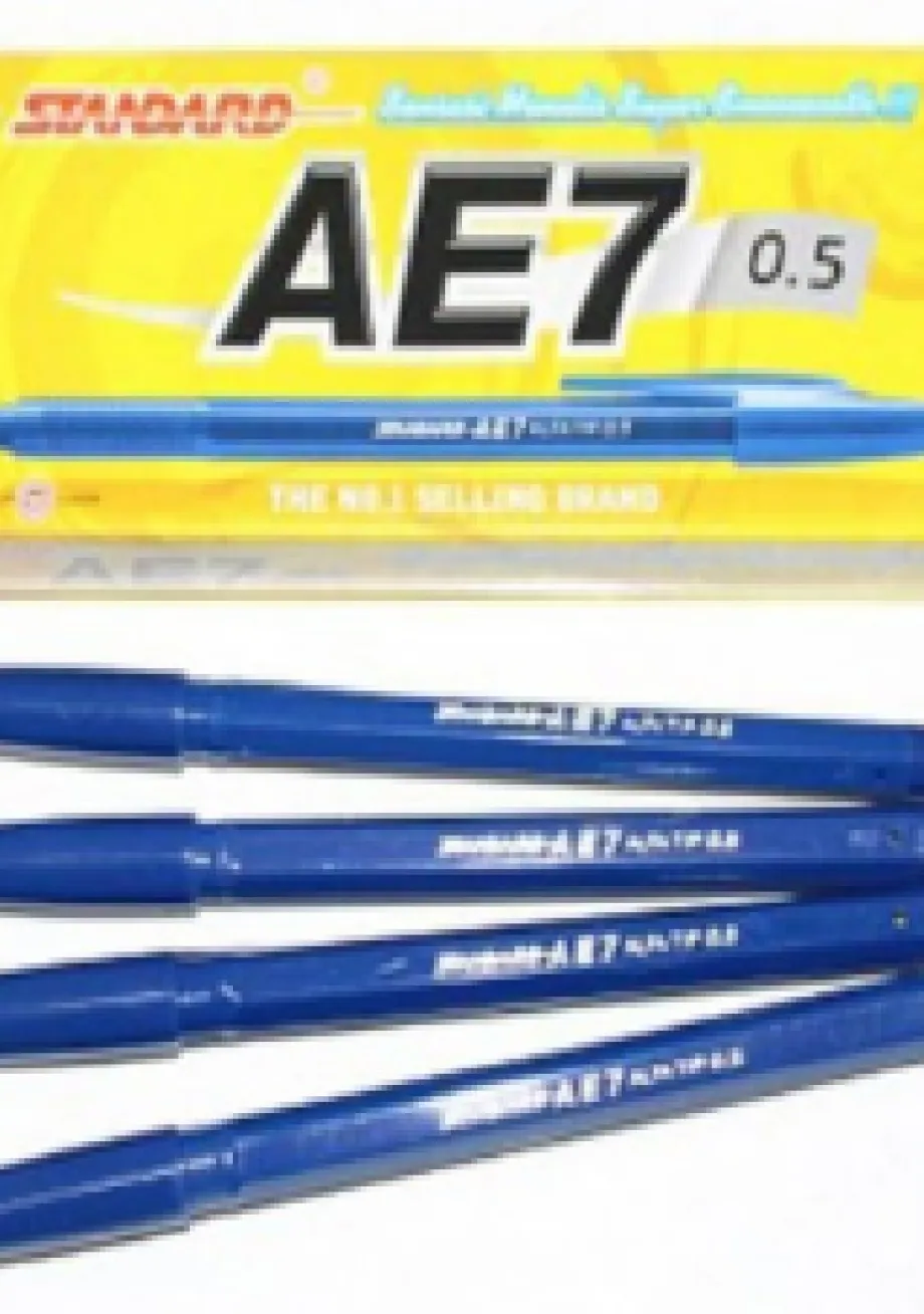 Pulpen BALLPOINT STANDARD AE7 BIRU / BIJI 1 ~item/2021/9/13/ballpoint_standard_ae7_biru