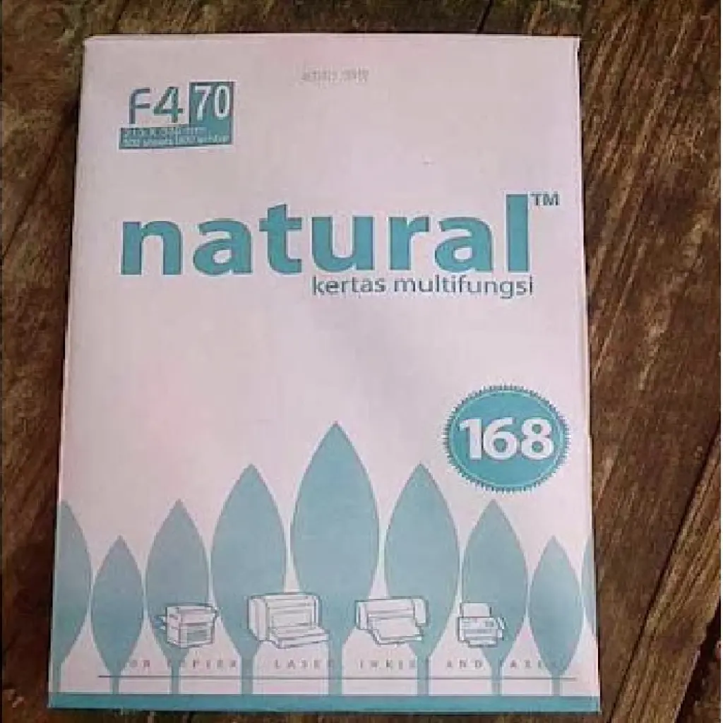 KERTAS HVS F4 NATURAL 70 GRAM  BOX