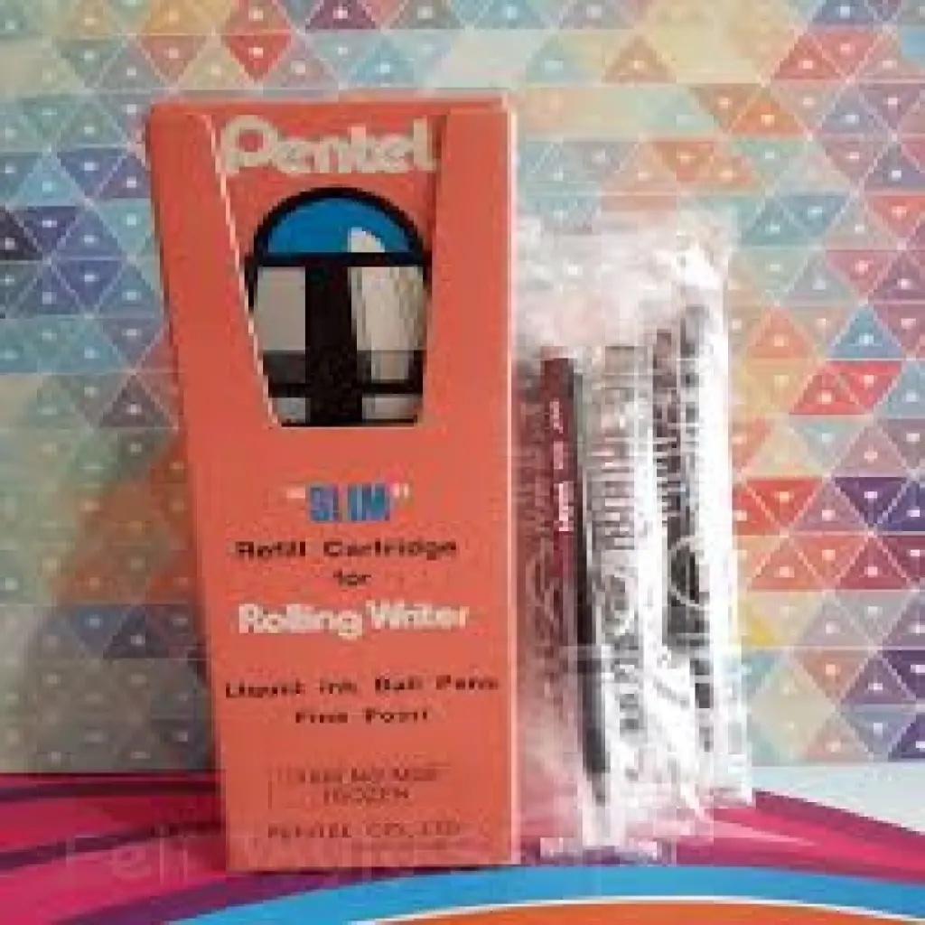 REFIIL BALLPOINT PENTEL WARNA HITAM  BIJI