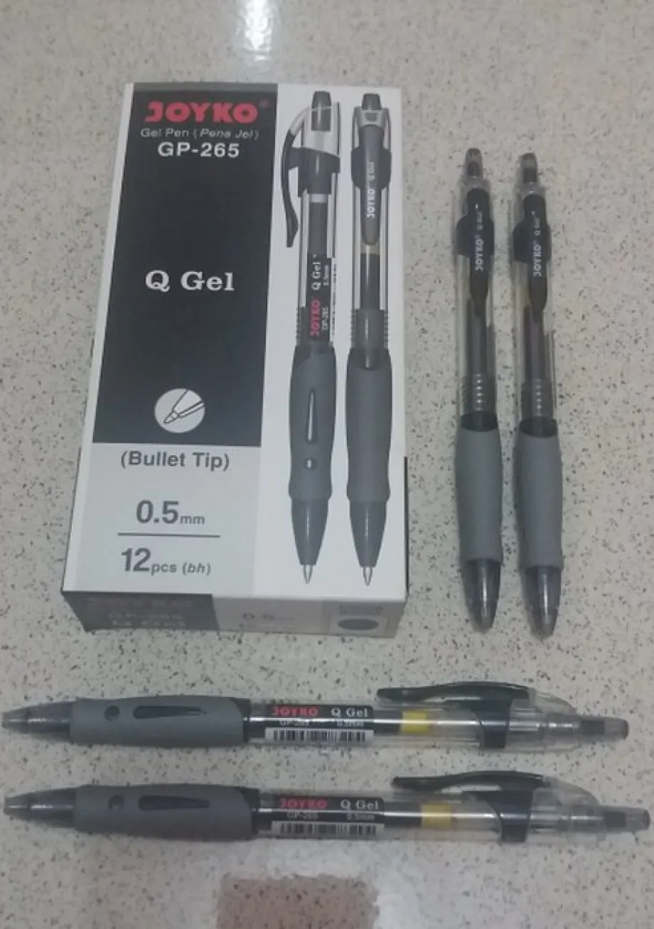 Pulpen BALLPOINT GEL BIRU / BIJI 1 ~item/2021/9/14/ballpoint_gel_joyko_hitam