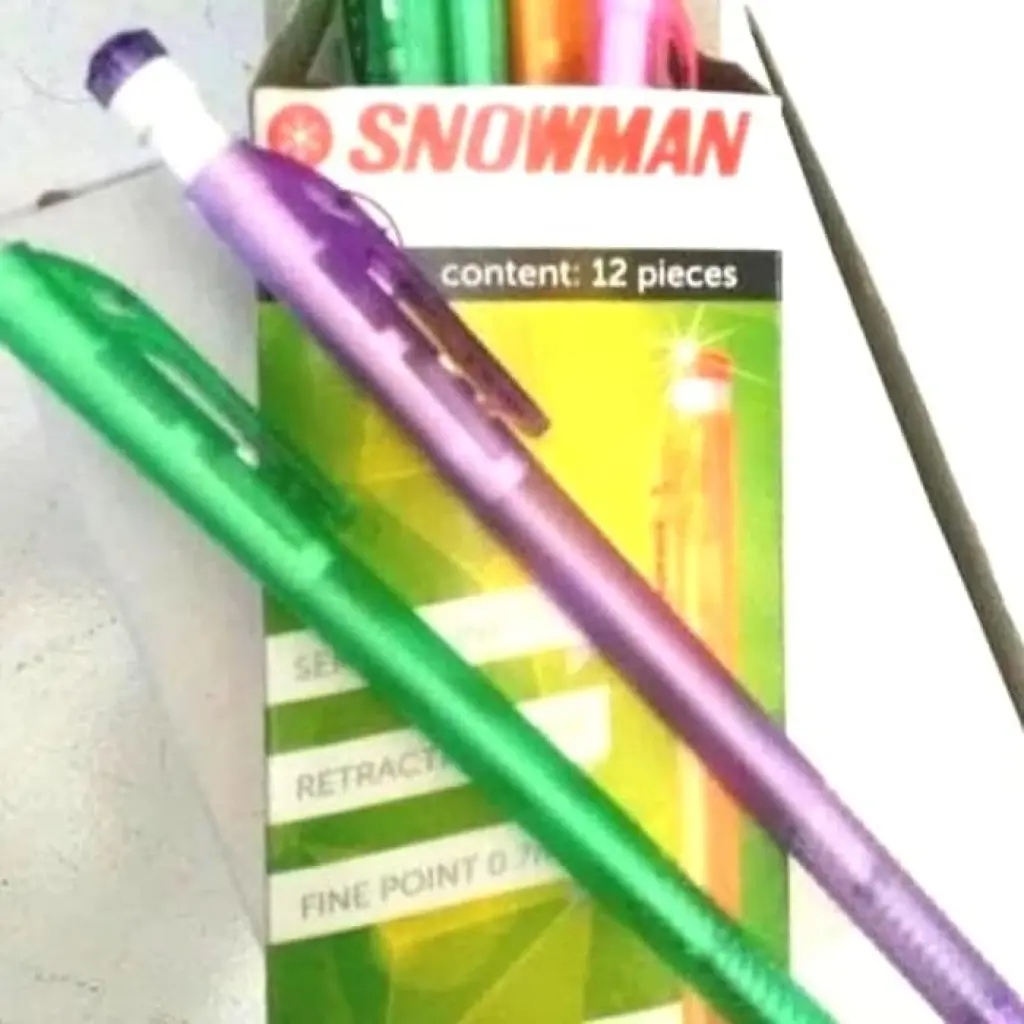 BALLPOINT SNOWMAN V7  PACK