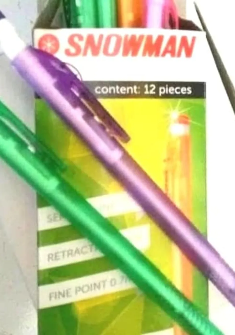 Pulpen BALLPOINT SNOWMAN V7 / PACK 1 ~item/2021/9/14/bolpen_snowman