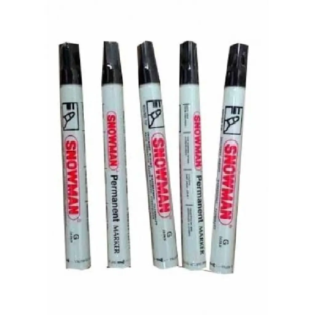 SPIDOL SNOWMAN HITAM PERMANENT  BIJI