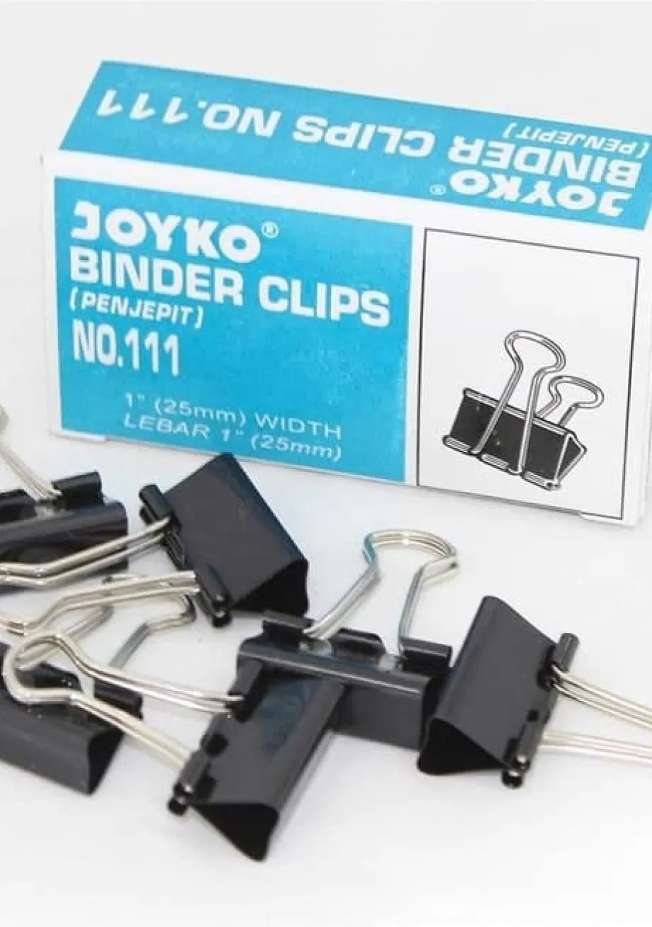 Klip Kertas BINDER CLIP NO. 111 / PACK 1 ~item/2021/9/15/binder_clip_joyko_111