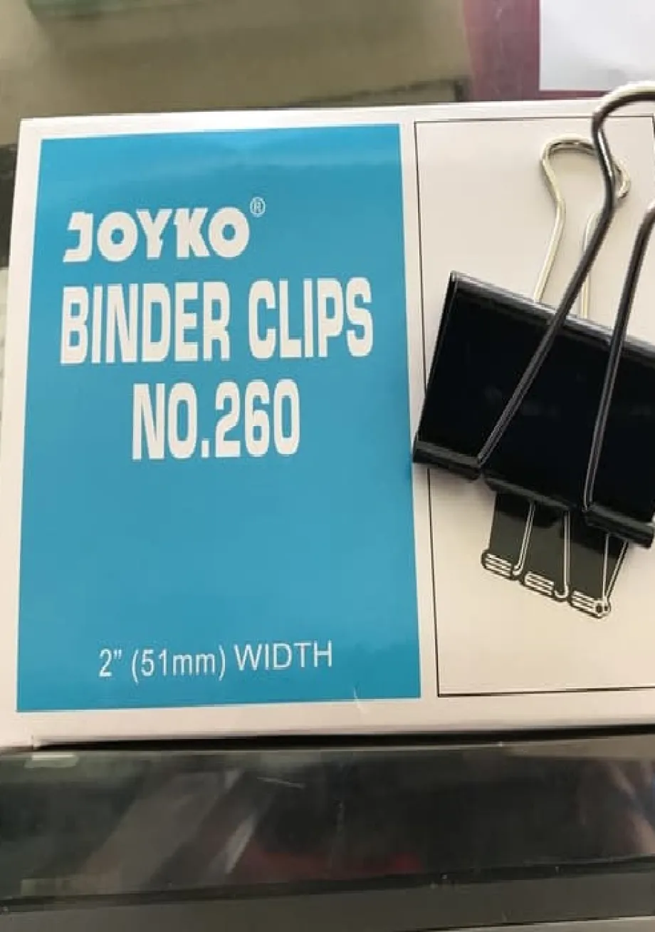 Klip Kertas BINDER CLIP NO. 260 / PACK 1 ~item/2021/9/15/binder_clips_260