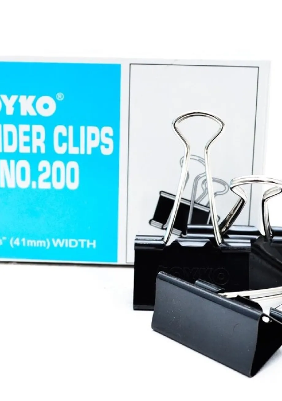 Klip Kertas BINDER CLIP NO. 200 / PACK 1 ~item/2021/9/15/clip_200