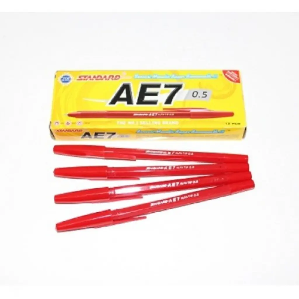 PULPEN STANDARD AE7 MERAH  PACK